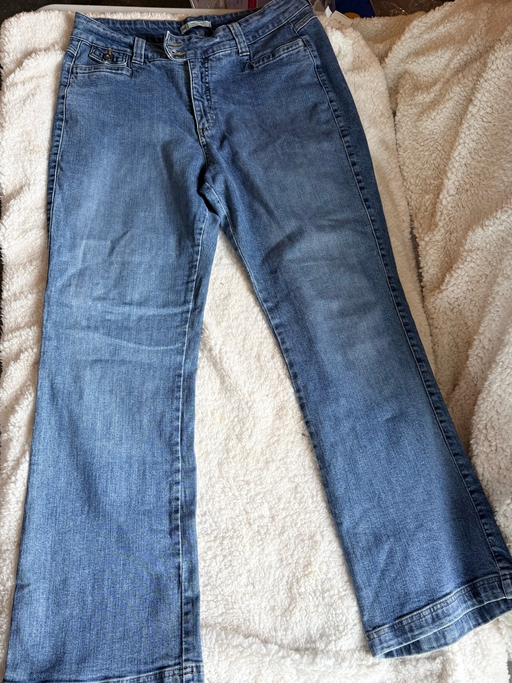 Levi's Blue Wide-Leg Flare Jeans